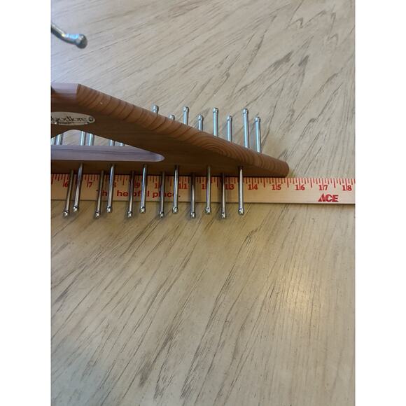 WOODLORE Tie Belt Hanger Holder Rack 40 Pegs Cedar Wood Closet Organizer - Picture 4 of 8